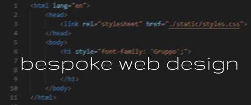 Bespoke Web Design logo